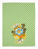 Green Bouquet Tea Towel