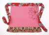 Pink Flower Half Apron