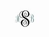 Classic Triple Monogram in Black- Quantity of 40