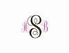 Classic Triple Monogram in Brown- Quantity of 40