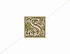Italian Olive Rose Monogram